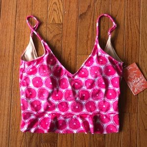 NWT Kortni Jeane Scoop Back Top